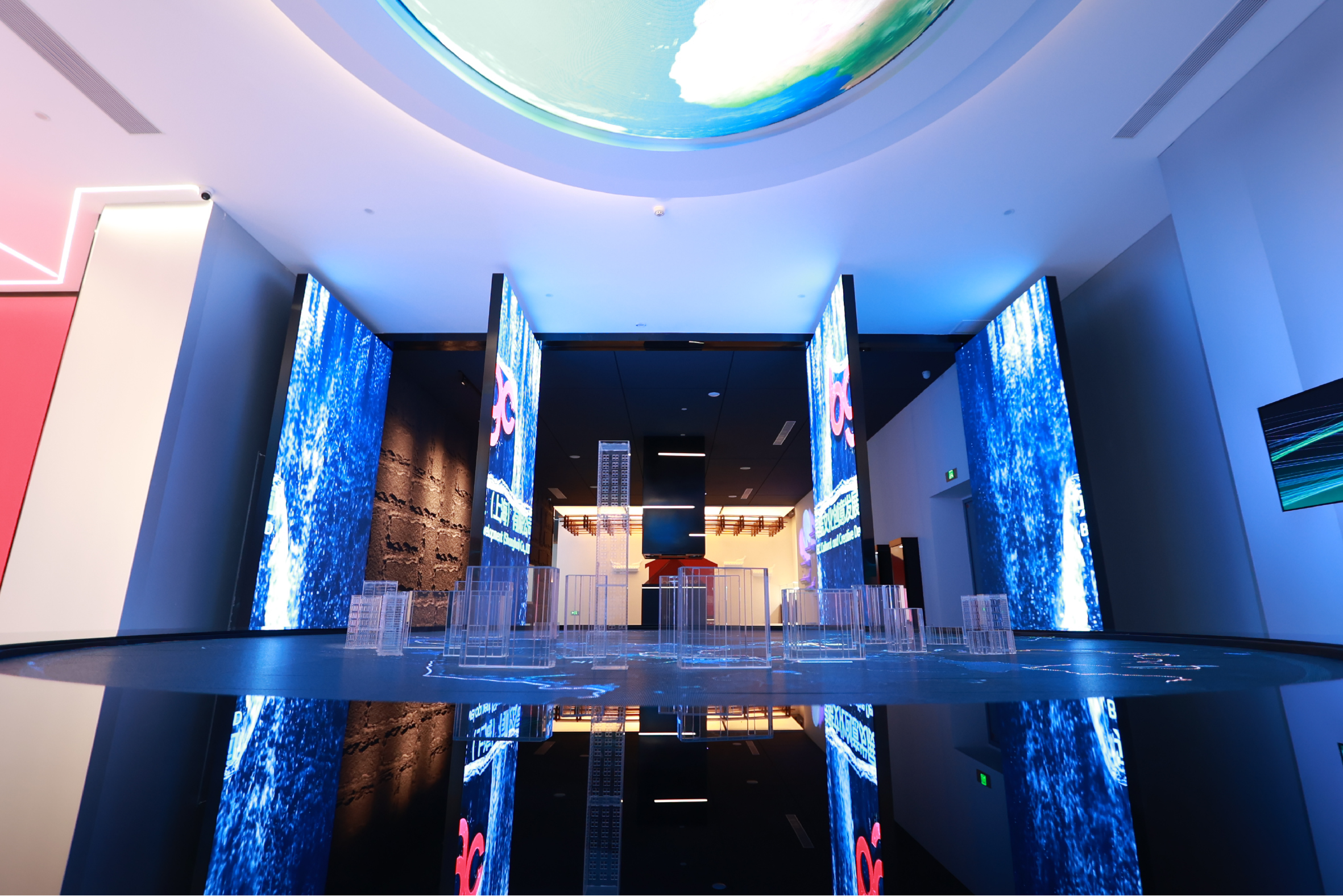 体验馆整体空间平面或内景图